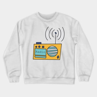 Radio Waves Crewneck Sweatshirt